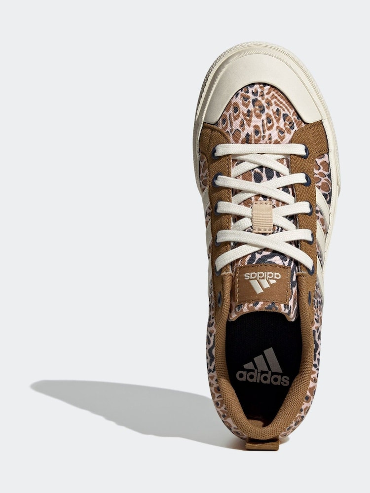 adidas Leopard Bravada 2.0 Platform Trainers - Image 2 of 9