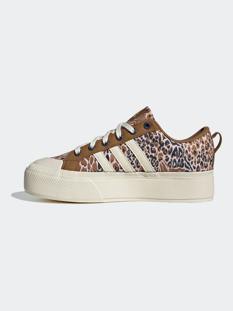 adidas Leopard Bravada 2.0 Platform Trainers - Image 9 of 9