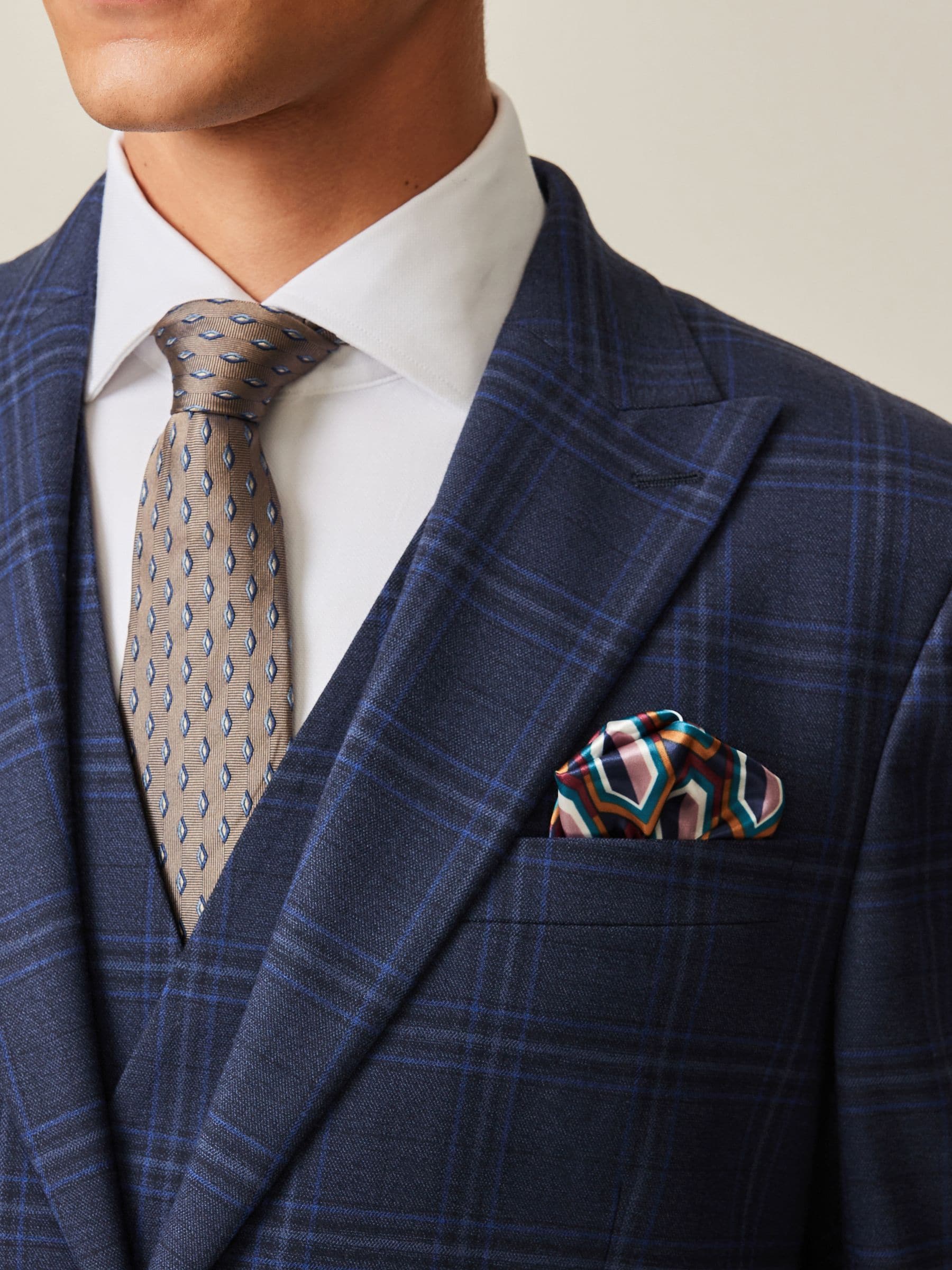 Buy Blue Slim Bold Check Suit Jacket from Next USA Buy Blue Slim Bold Check Suit Jacket from Next USA