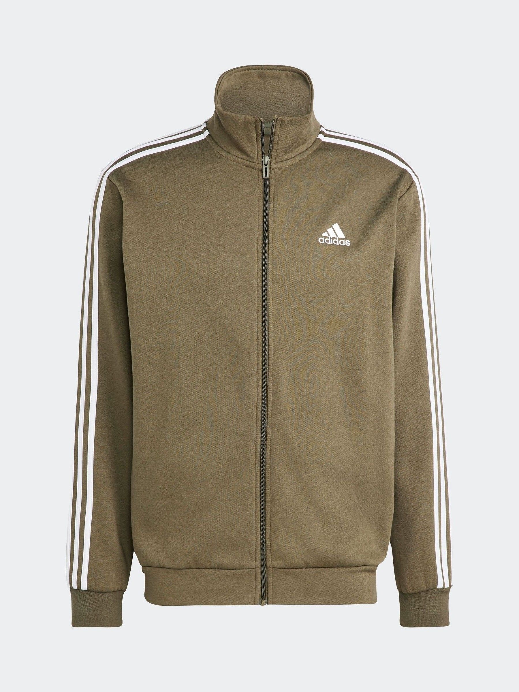 Buy adidas Green Basic 3 Stripes Fleece Tracksuit from Next Canada