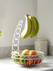 Cream Heart Fruit Bowl - Image 1 of 3