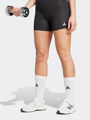 adidas Black Techfit 7/8 Shorts - Image 1 of 6