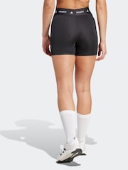 adidas Black Techfit 7/8 Shorts - Image 2 of 6