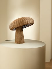 MADE.COM Natural Leilani Rattan Table Lamp - Image 2 of 5