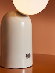 MADE.COM Cream Vetro Rechargable Wireless Table Lamp - Image 2 of 4