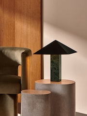 MADE.COM Green Tyler Table Lamp - Image 1 of 3