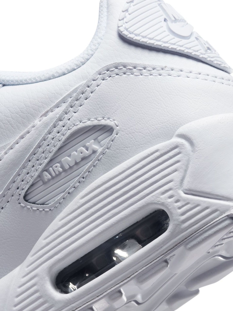 Weiß - Nike Air Max 90 Turnschuhe für Jugendliche - Bild 10 von 10