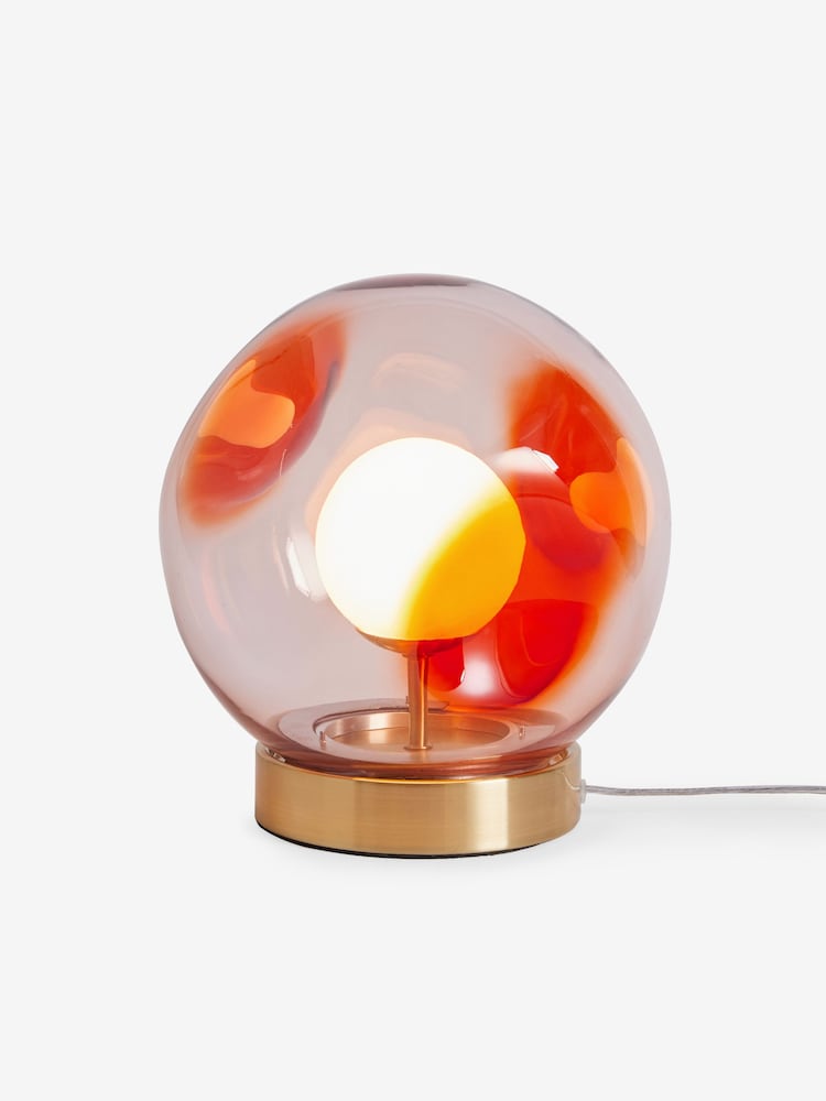 MADE.COM Red Astrid Table Lamp - Image 4 of 4