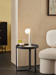 MADE.COM Cream Graysen Table Lamp - Image 1 of 3
