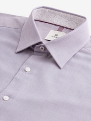 Damson Pink Trimmed Single Cuff Formal Shirt - Image 6 of 6