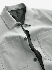 Light Grey Regular Fit Motionflex Shacket - Image 7 of 9