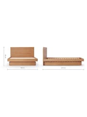 MADE.COM Wood Meiko Storage Bed - Image 6 of 6
