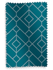 Green Lattice Geo Made to Measure Roller Blind - Image 3 of 6
