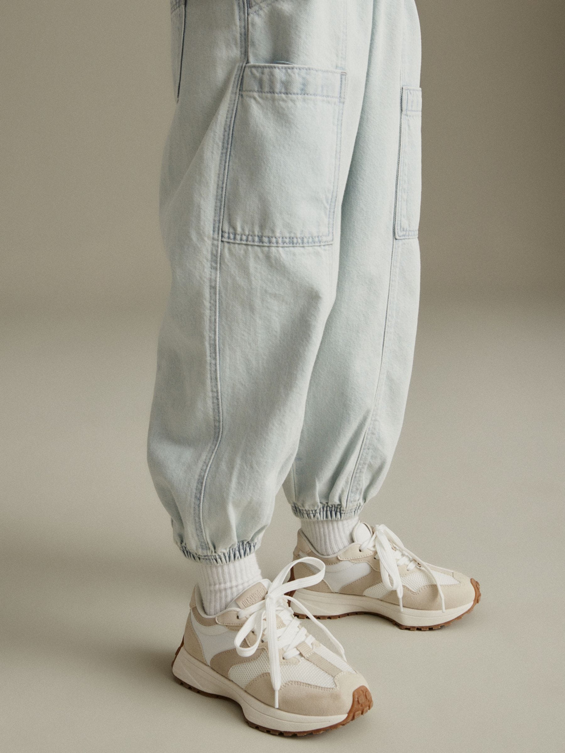 Buy White Neutral Lace Up Chunky Trainers from Next United Arab Emirates