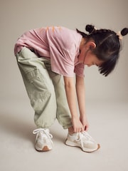 White Neutral Lace-Up Chunky Trainers - Image 11 of 11