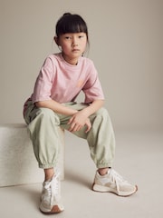 White Neutral Lace-Up Chunky Trainers - Image 2 of 10