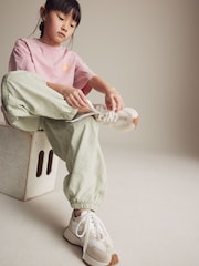 White Neutral Lace-Up Chunky Trainers - Image 3 of 10