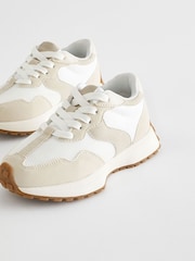 White Neutral Lace-Up Chunky Trainers - Image 7 of 10