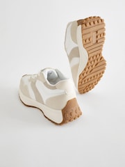 White Neutral Lace-Up Chunky Trainers - Image 8 of 10