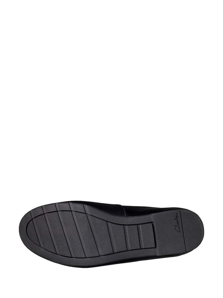 Clarks Black Scala Lace Youth Shoes - Image 7 of 7