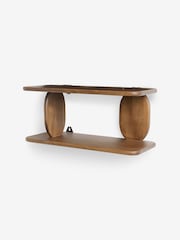 Brown Wood Organic Juno Wall Shelves - Image 5 of 6
