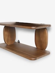Brown Wood Organic Juno Wall Shelves - Image 6 of 6