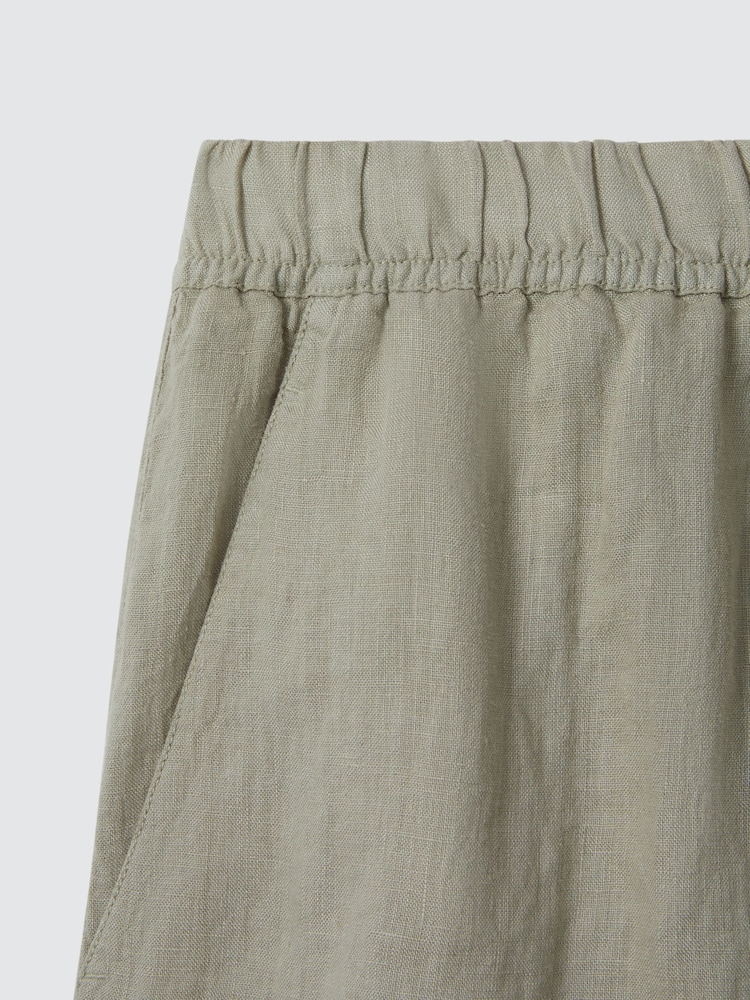 Reiss Sage Cleo Linen Garment Dyed Drawstring Shorts - Image 6 of 6