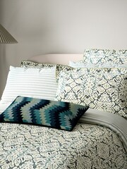 Bedeck of Belfast Teal Hallie Cushion - Image 4 of 6
