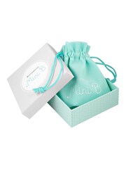 Beaverbrooks Children’s Mini B Silver Plated Crystal Butterfly Bangle - Image 2 of 4