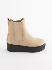 Nude/Pink - Robuste Chelsea-Stiefeletten - Bild 2 von 6