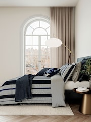 Bedeck of Belfast Midnight Imara 100% Cotton Duvet Cover and Pillowcase Set - Image 1 of 4