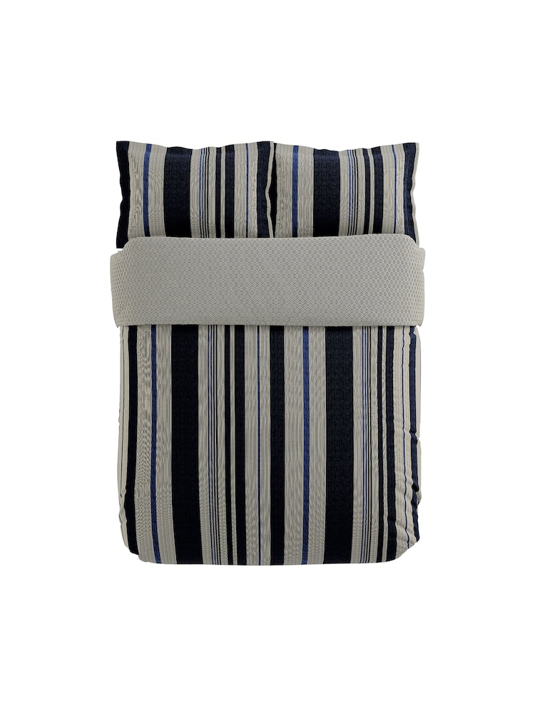 Bedeck of Belfast Midnight Imara 100% Cotton Duvet Cover and Pillowcase Set - Image 4 of 4