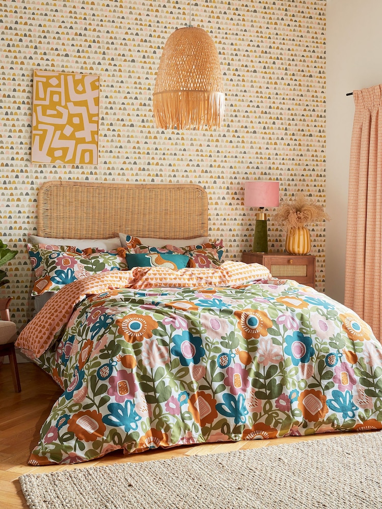 Scion Multi Kukia Duvet 100% Cotton Cover and Pillowcase Set - Image 4 of 4