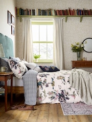 Joules Multi Woodland Scene 100% Cotton Duvet Cover and Pillowcase Set - Image 1 of 5
