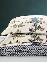 Joules Multi Woodland Scene 100% Cotton Duvet Cover and Pillowcase Set - Image 4 of 5