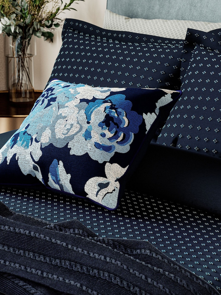Bedeck of Belfast Midnight Imara 100% Cotton Cushion - Image 2 of 6