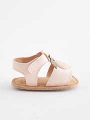 Peach Pink Character Baby Sandals (0-24mths) - Image 2 of 5