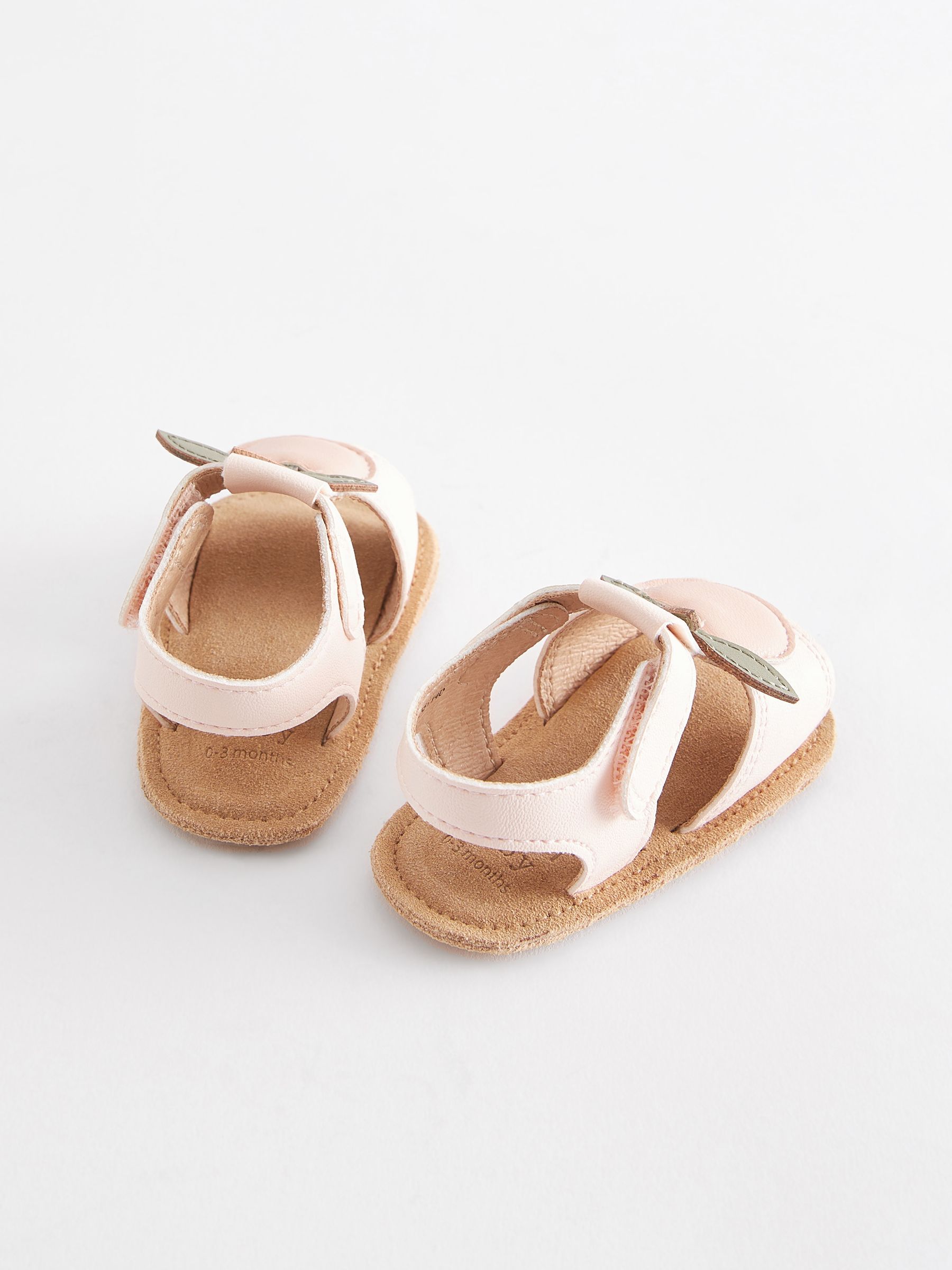 Buy Peach Pink Character Baby Sandals 0 24mths from Next Luxembourg
