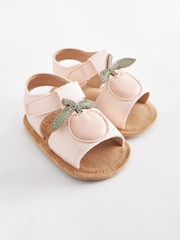 Peach Pink Character Baby Sandals (0-24mths) - Image 4 of 5
