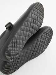 Black Wide Fit (G) Junior Leather T-Bar Shoes - Image 5 of 5
