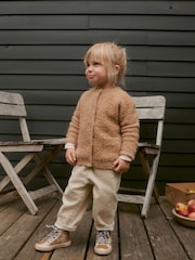 Rjava - Cosy pletena jopa (12mesecev-7yrs) - Slika 3 iz 7