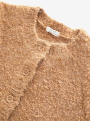 Rjava - Cosy pletena jopa (12mesecev-7yrs) - Slika 7 iz 7