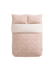 Bedeck of Belfast Coral 100% Cotton Celina Duvet Cover and Pillowcase Set - Image 4 of 4