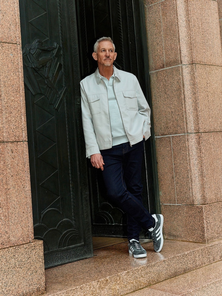 Light Grey Linen Blend Shacket - Image 2 of 10