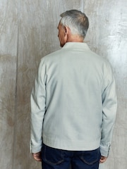 Light Grey Linen Blend Shacket - Image 3 of 10