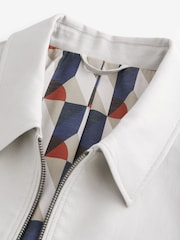 Light Grey Linen Blend Shacket - Image 7 of 10