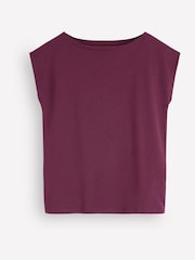 Μωβ - Boden Supersoft T-Shirt με λαιμόκοψη - Εικόνα 1 από 1