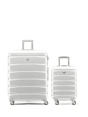 Set Of 2 Large Check-In & Small Carry-On Hardcase Travel Suitcase - Image 1 of 7