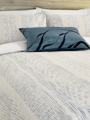Nalu Nicole Scherzinger Surf Blue 100% Cottonbamboo Viscose Duvet Cover And Pillowcase Set - Image 2 of 4