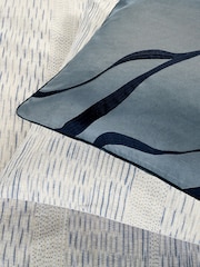 Nalu Nicole Scherzinger Surf Blue 100% Cottonbamboo Viscose Duvet Cover And Pillowcase Set - Image 4 of 4